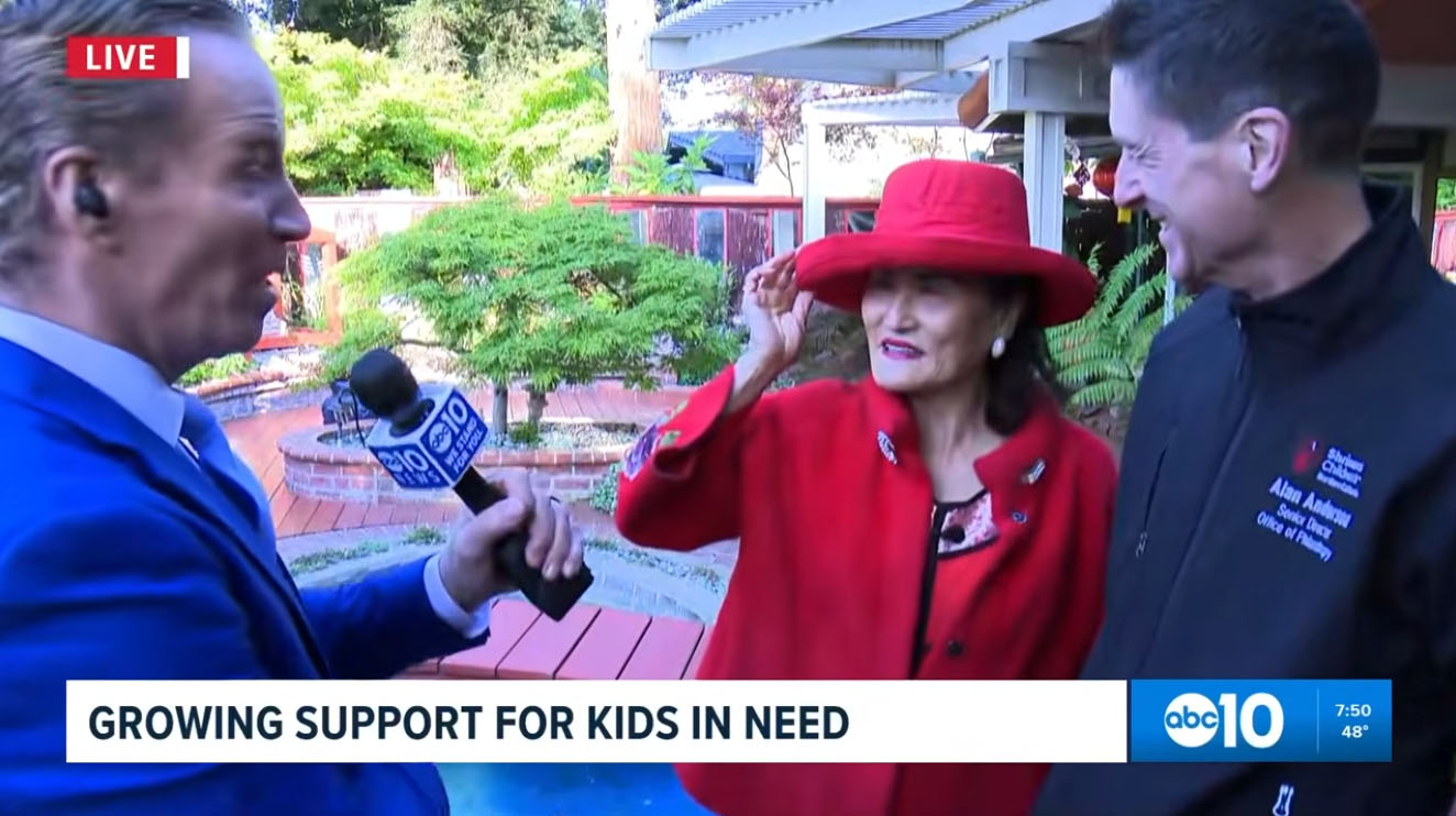 ABC10 News interview at Huei’s Garden