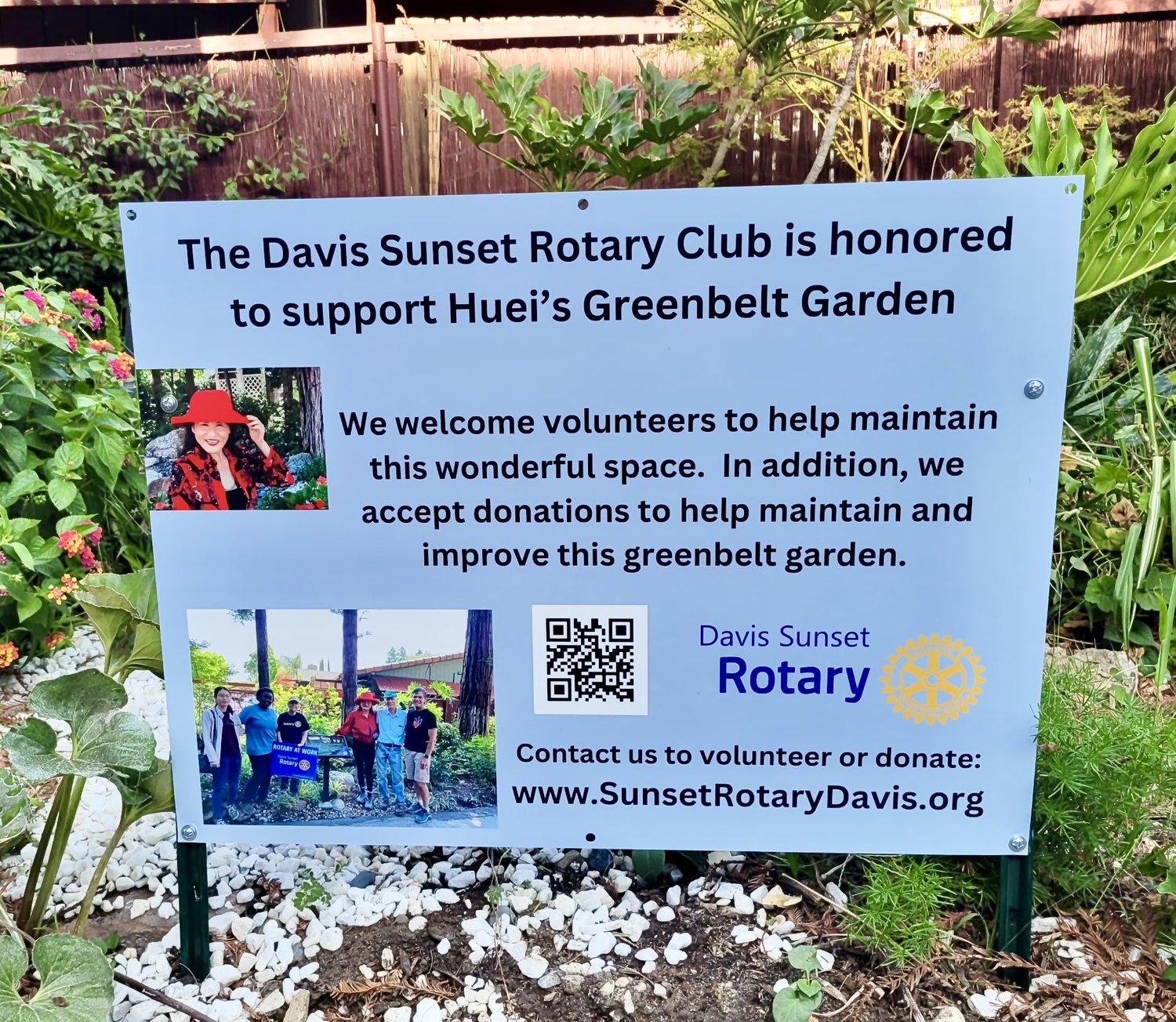 Rotary Club sign