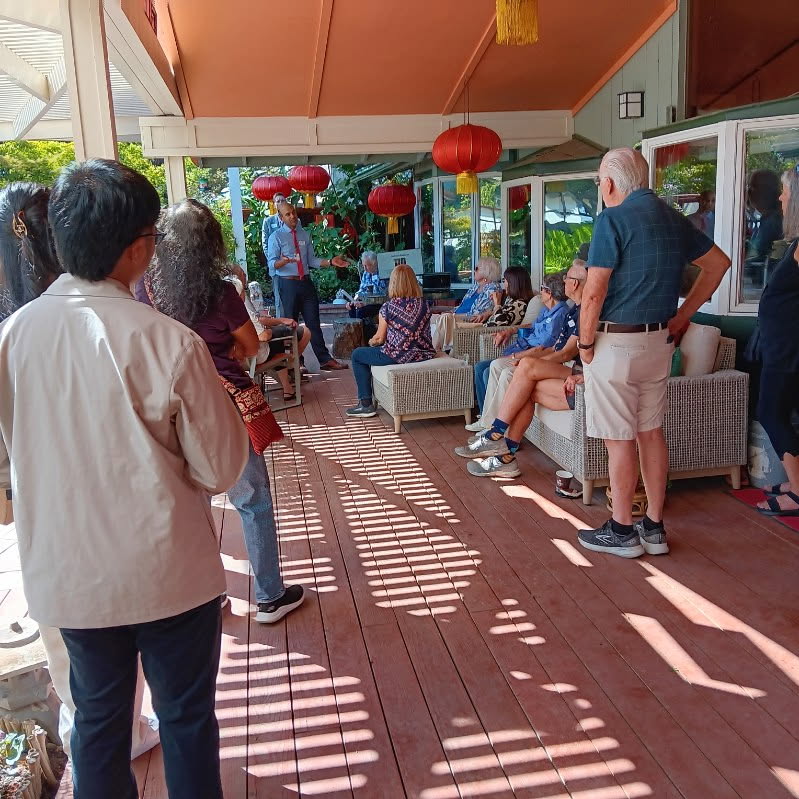 Garden tour speaker